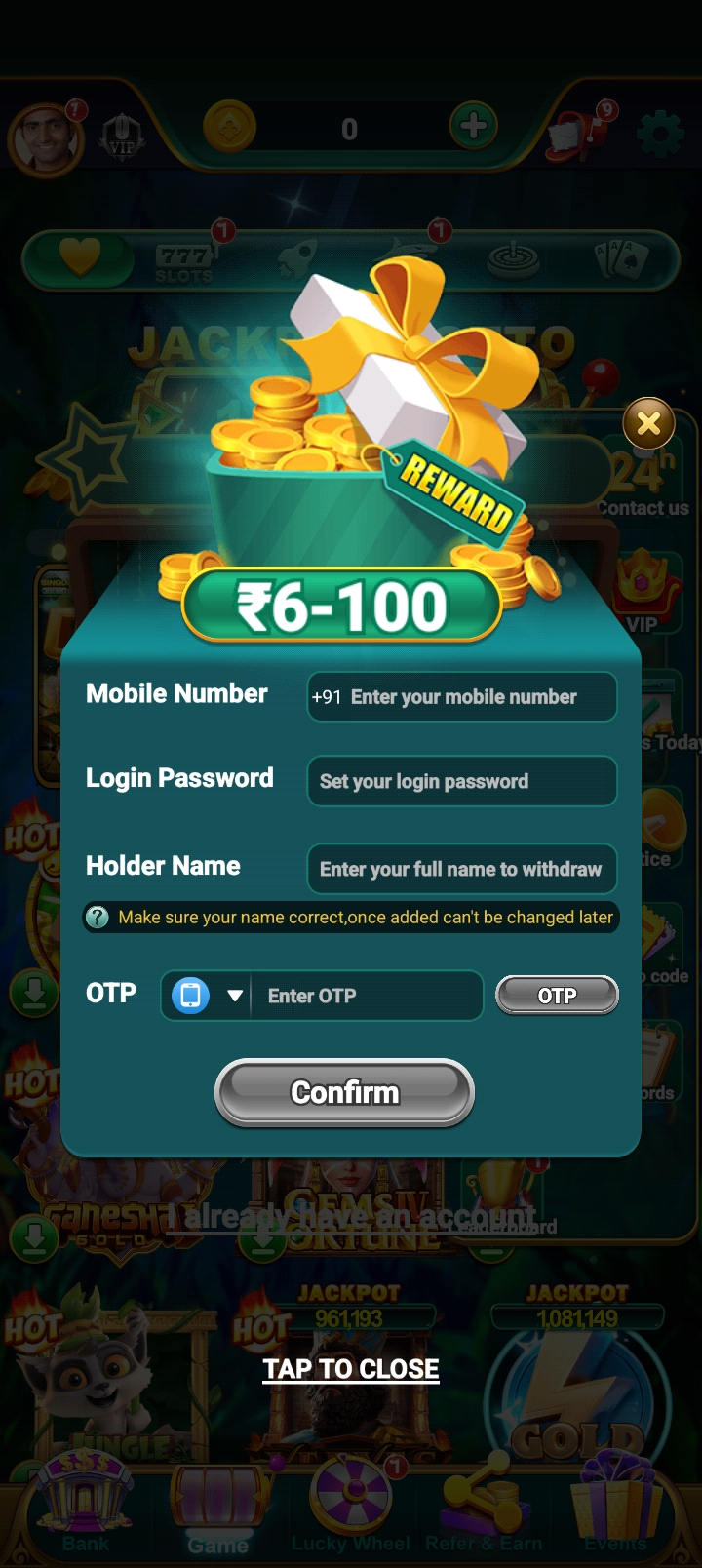 Wingo 101 App